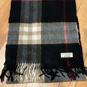 Burberry 100% cashmere scarf.